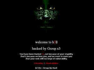 security portal hacked