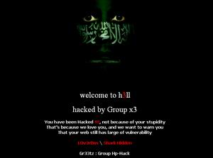 security portal hacked