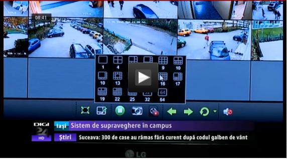 supraveghere video campus studentesc iasi tudor vladimirescu