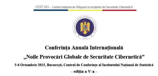 “Noile Provocări Globale de Securitate Cibernetică”, ediția a V-a