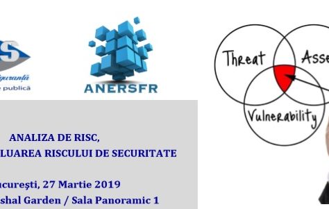 Conferință pe tema analizei de risc: ETICA ÎN EVALUAREA RISCULUI DE SECURITATEA