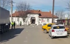 Explozie și tentativă de jaf asupra unui bancomat din Brăila