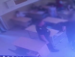 Un jandarm a lovit un elev într-un liceu din Giurgiu, unde avea loc examenul de bacalaureat